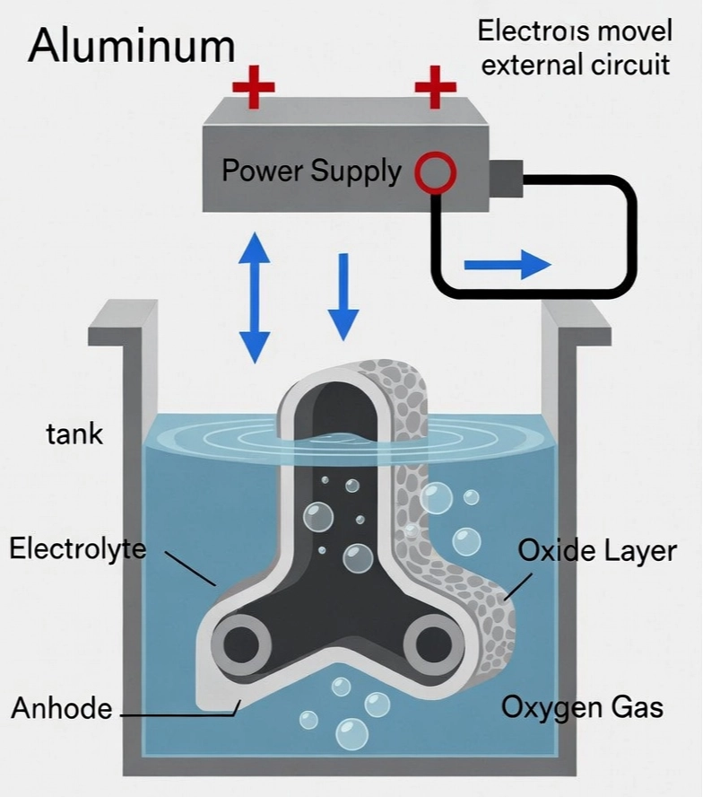 Basic Process Flow of Anodizing