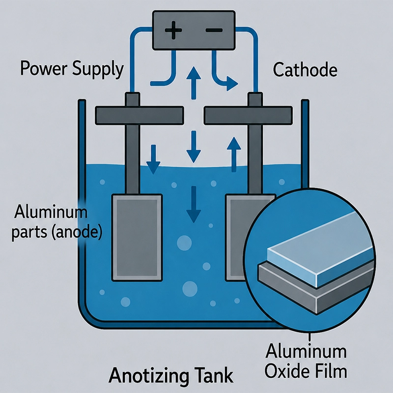 Ordinary Anodizing Process Flow