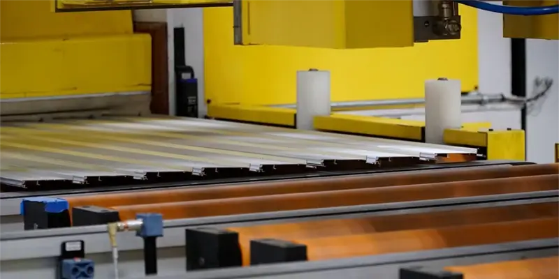Aluminum profiles extruded from aluminum rods